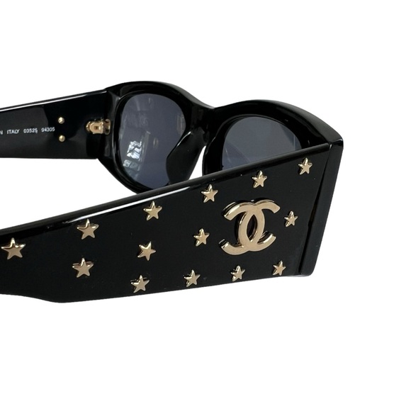 Chanel Star Studded CC Logo Sunglasses - Picture 4 of 8
